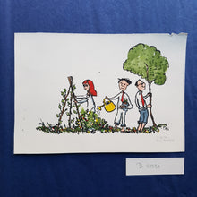 Load image into Gallery viewer, Original Di01358 Office garden illustration