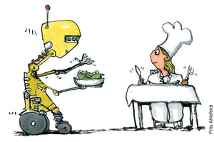 Di00021 download Gourmet robot  illustration