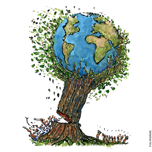 Di00089 download felling the tree of earth illustration