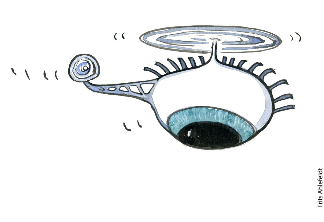 Di00107 download drone eye illustration