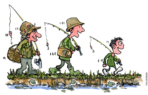 Di00116 download generations go fishing illustration