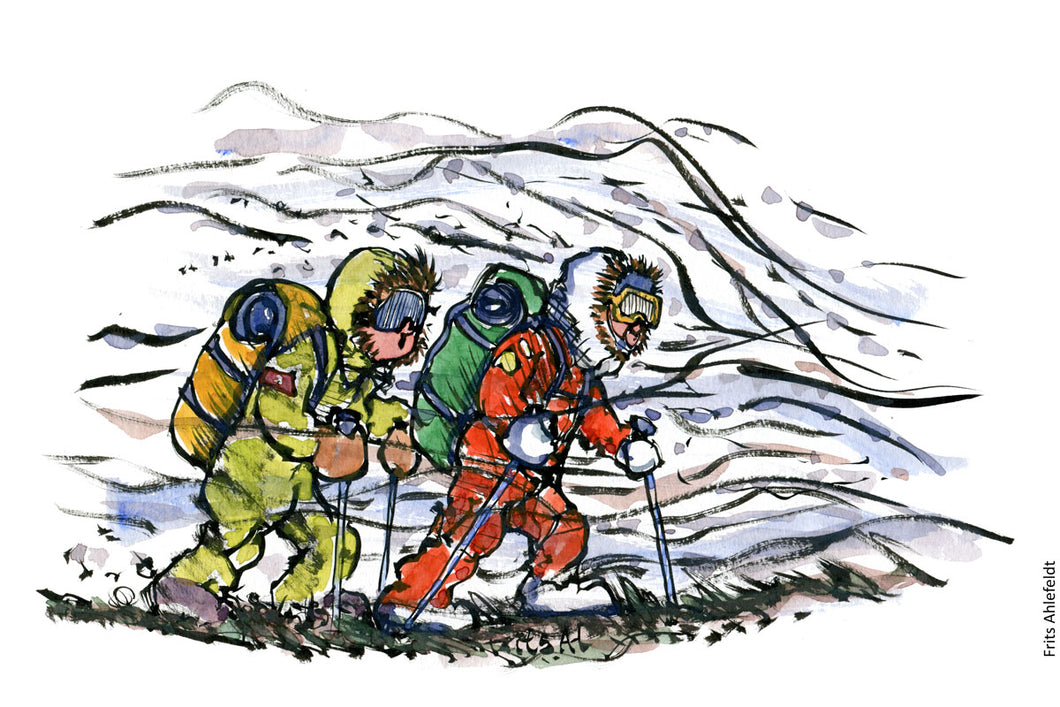 Di00127 download expedition hikers illustration