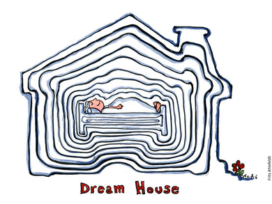 Di00147 download dream house illustration
