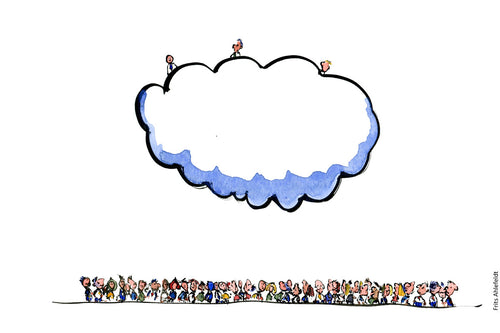 Di00229 download management in digital cloud  illustration