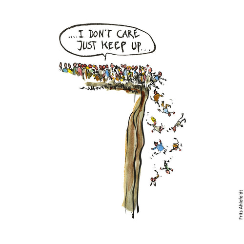Di00237 download Keep up at the edge illustration