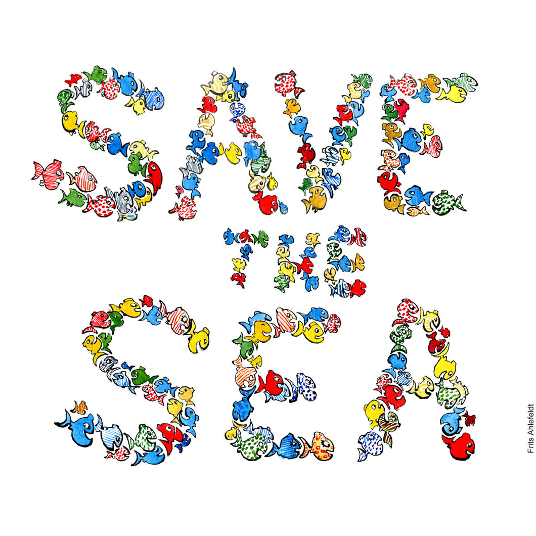 Di00238 download Save the Sea Fishes illustration
