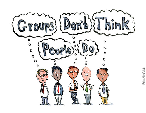 Di00253 download Groups don't think illustration
