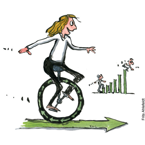 Di00305 download The circular economy bike illustration