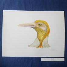 Load image into Gallery viewer, Dw00456 Original Yellow King penguin watercolor