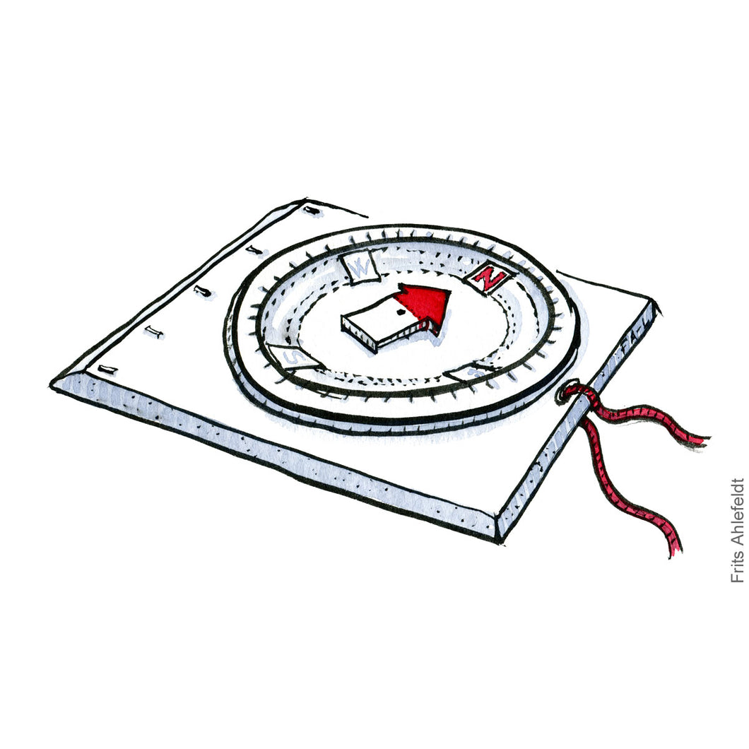 Di00489 download Compass illustration