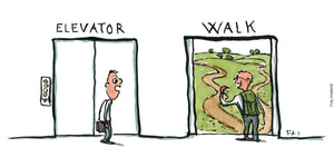 Di01349 Elevator vs Nature illustration