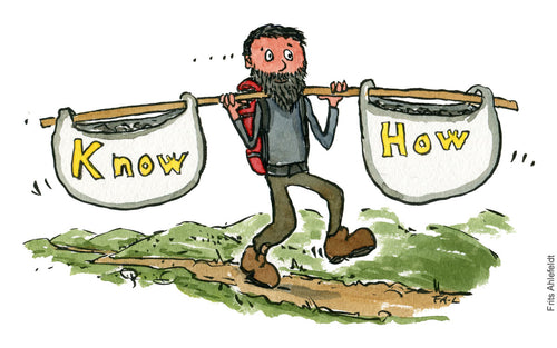 Di01384 Balance of knowing and doing illustration