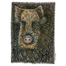 Load image into Gallery viewer, Dw00543 Original Watercolor of Wild boar
