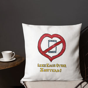 Heart Like Each Other Instead Premium Pillow