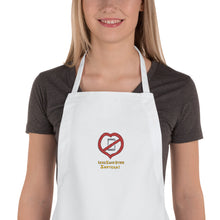 Load image into Gallery viewer, Heart Like Each Other Instead Embroidered Apron