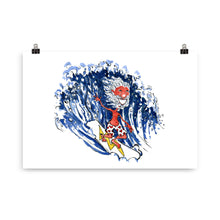 Load image into Gallery viewer, The Old Surfer illustration art print