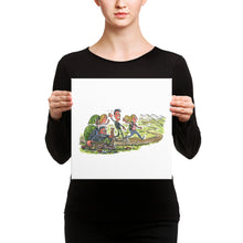 Load image into Gallery viewer, Meeting yourself on the trail Canvas print