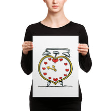 Load image into Gallery viewer, Love Alarm clock Canvas print
