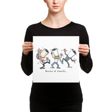 Load image into Gallery viewer, The Beware of Experts illustration Canvas print