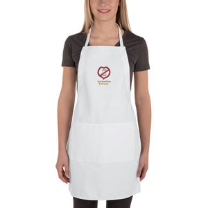 Heart Like Each Other Instead Embroidered Apron