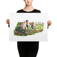 Load image into Gallery viewer, Meeting yourself on the trail Canvas print