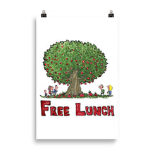 Load image into Gallery viewer, The Free Lunch tree illustration Art print